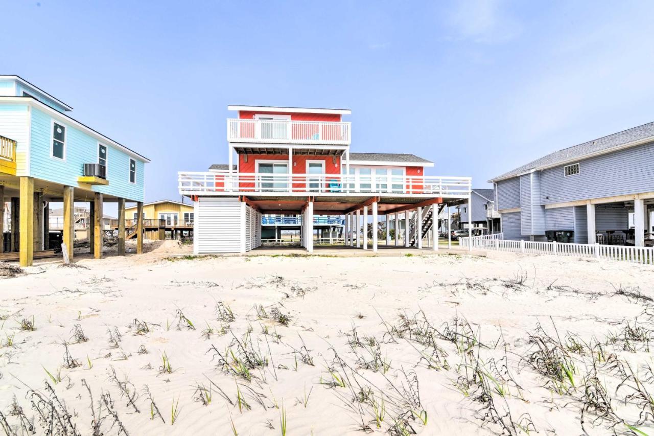 Beachfront Galveston Oasis Balconies, Ocean View! Dış mekan fotoğraf