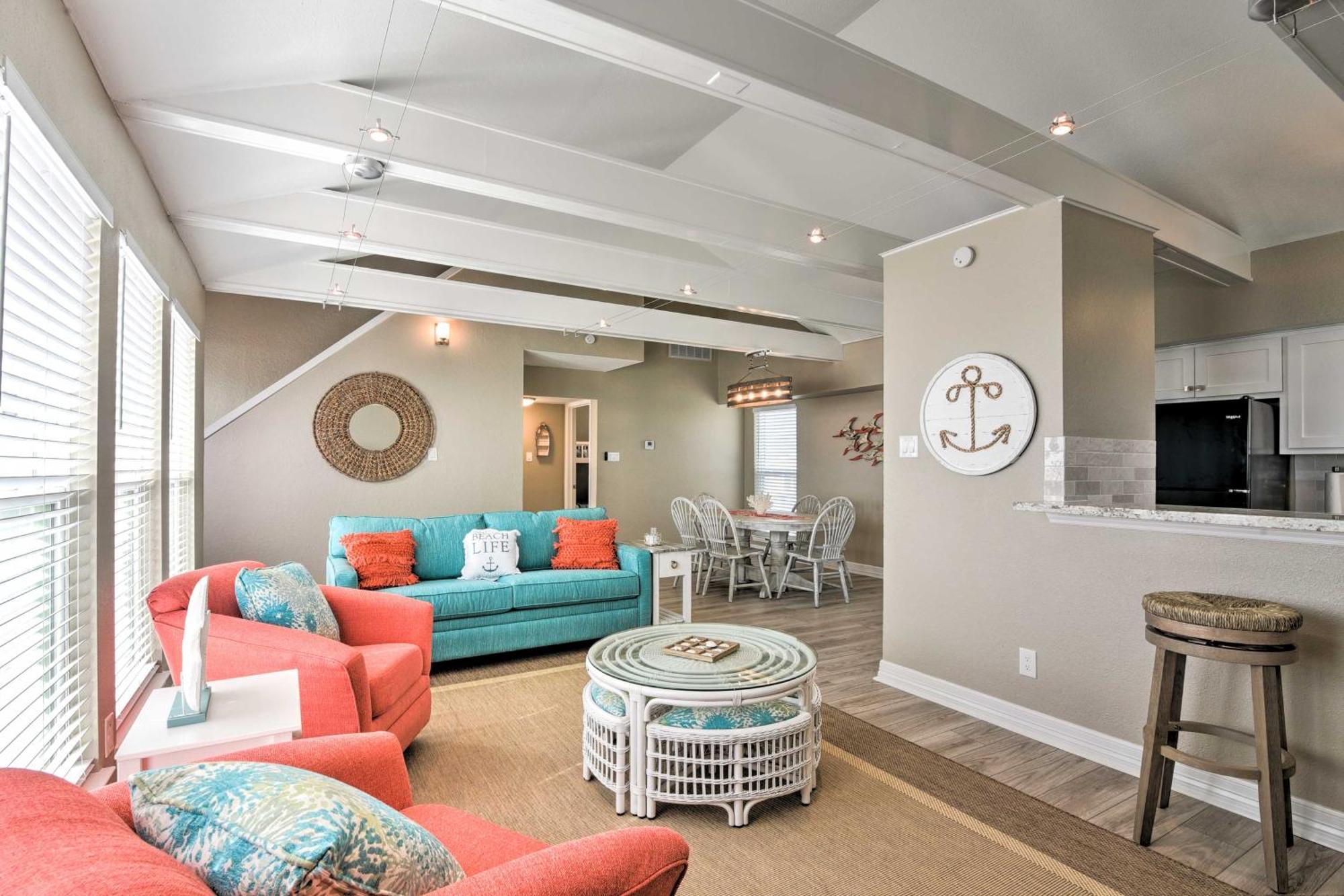 Beachfront Galveston Oasis Balconies, Ocean View! Dış mekan fotoğraf