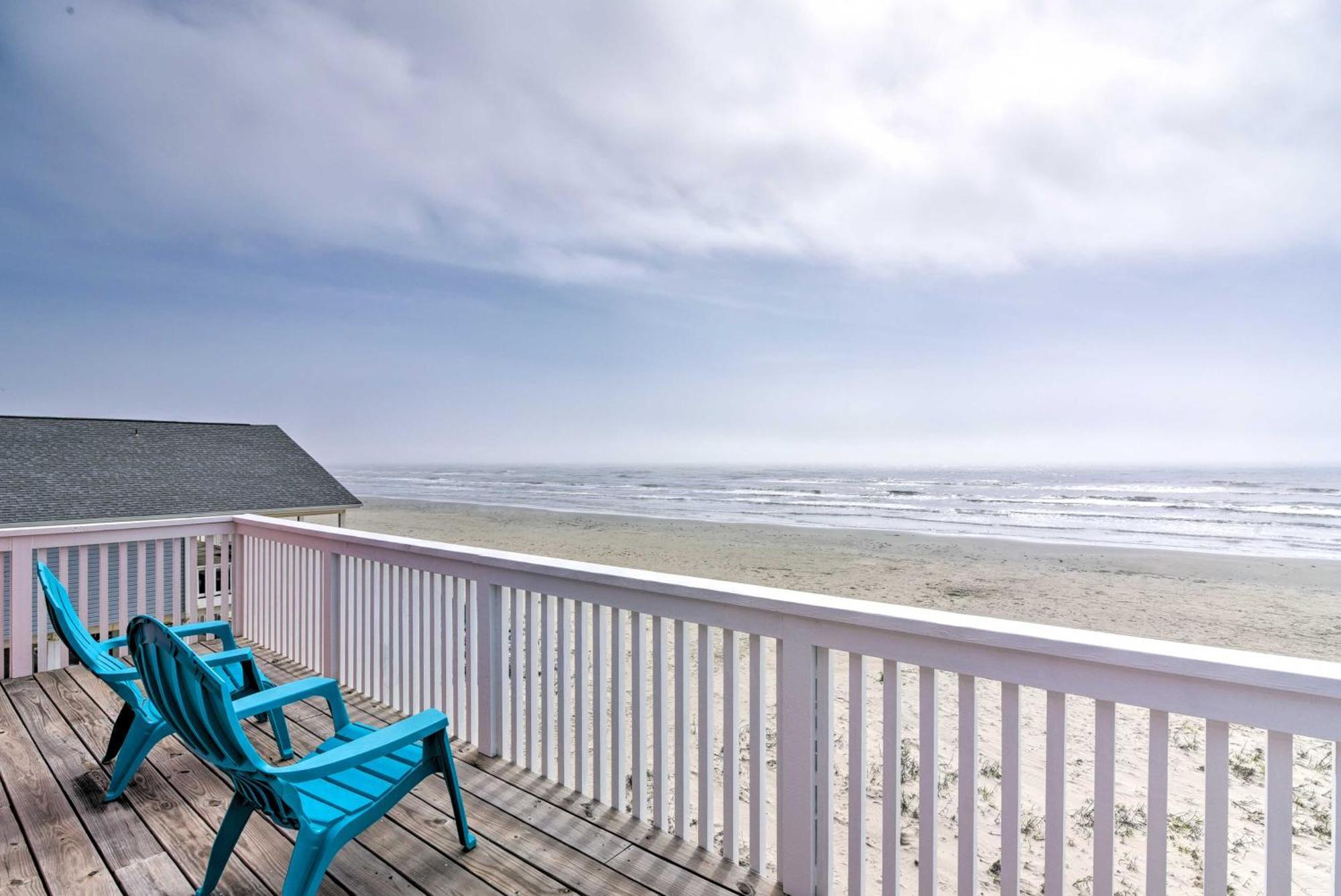 Beachfront Galveston Oasis Balconies, Ocean View! Dış mekan fotoğraf