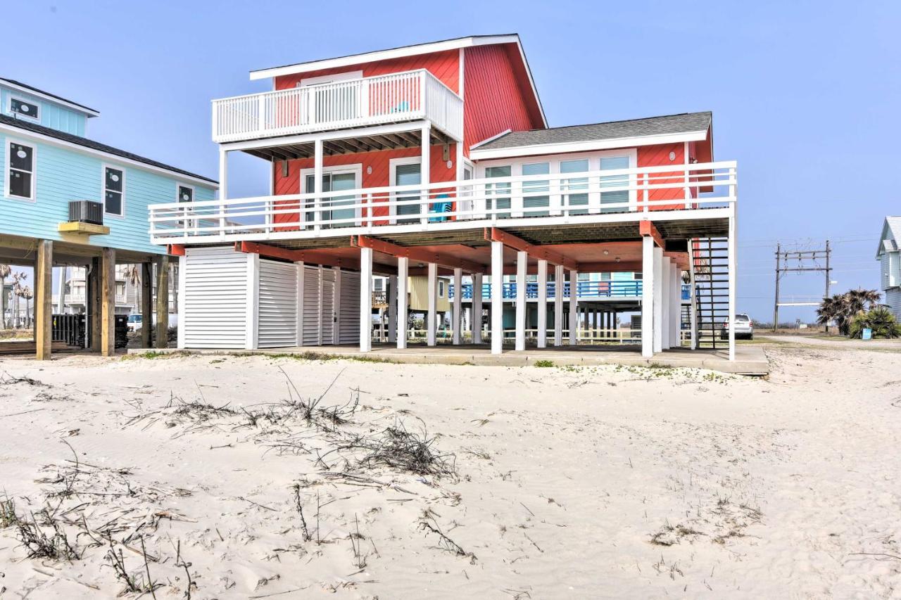 Beachfront Galveston Oasis Balconies, Ocean View! Dış mekan fotoğraf